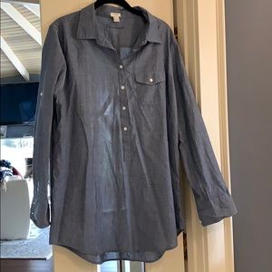 Lightweight J Crew Oversized Tunic (L)